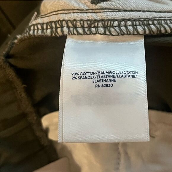 Lands’ End Mid Rise Chino Crop Pant Green Size 6 - Picture 6 of 7